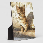 Plaque Photo Tous Les Chats Sont Noirs Dans Le Croquis Crayon S (Côté)