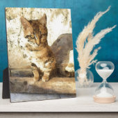 Plaque Photo Tous Les Chats Sont Noirs Dans Le Croquis Crayon S (Côté)