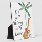 Plaque Photo Tous les Things With Love Tropical (Côté)