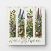 Plaque Photo Tout beau dans son temps botanique (Devant)