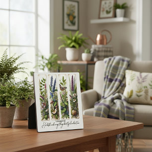 Plaque Photo Tout ce qui est beau dans son temps botanique