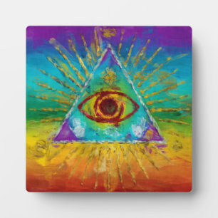 Plaque Photo Tout Voir L'Oeil De Dieu - Art abstrait