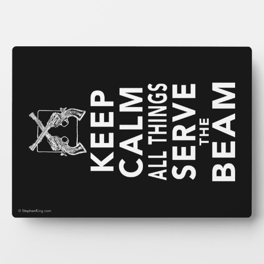 Plaque Photo Toutes Les Choses Servent La Poutre (Devant)