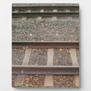 Plaque Photo Traces ferroviaires, Chemins de fer