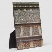 Plaque Photo Traces ferroviaires, Chemins de fer (Côté)