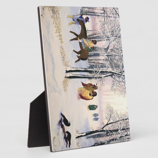 Plaque Photo Trail of Tears Fine Art 8x10 With Easel (Côté)