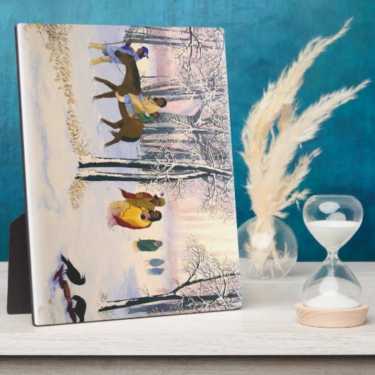 Plaque Photo Trail of Tears Fine Art 8x10 With Easel (Côté)