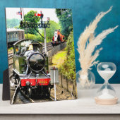 PLAQUE PHOTO TRAIN À VAPEUR (Côté)