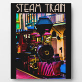 Plaque Photo Train à vapeur (Devant)