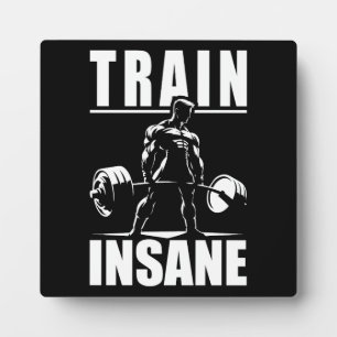 Plaque Photo Train fou - Gymnase Motivationnelle, Fitness d'ent