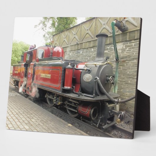 PLAQUE PHOTO TRAINS À VAPEUR (Côté)