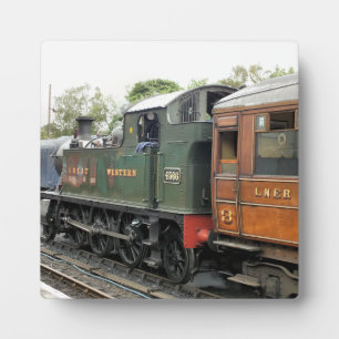 PLAQUE PHOTO TRAINS À VAPEUR