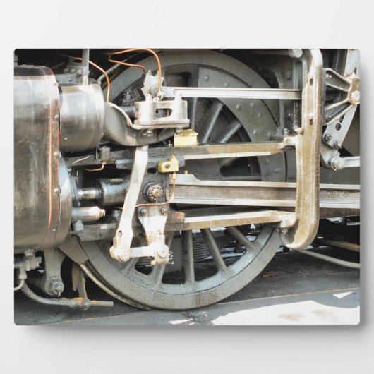 PLAQUE PHOTO TRAINS À VAPEUR (Devant)