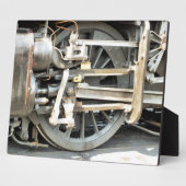 PLAQUE PHOTO TRAINS À VAPEUR (Côté)