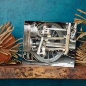 PLAQUE PHOTO TRAINS À VAPEUR (Côté)