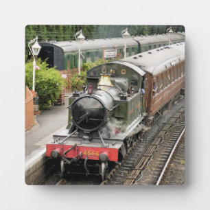 PLAQUE PHOTO TRAINS À VAPEUR