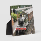 PLAQUE PHOTO TRAINS À VAPEUR (Recto)