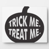 Plaque Photo Traitez-moi en B/W (Devant)