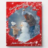 Plaque Photo Trame photo Twinkings Stars Red Brushstroke (Devant)