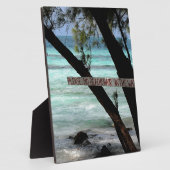 Plaque Photo Transats Rum Point Grand Cayman (Côté)