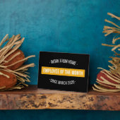 Plaque Photo Travail de l'employé à domicile du mois II (Côté)