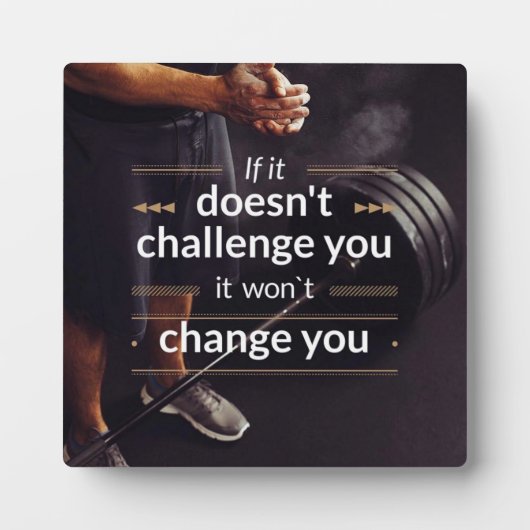 Plaque Photo Travail F#cking Harder - Motivation de l'entraînem (Devant)