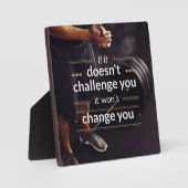 Plaque Photo Travail F#cking Harder - Motivation de l'entraînem (Recto)