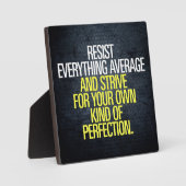 Plaque Photo Travail F#cking Harder - Motivation de l'entraînem (Recto)