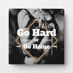 Plaque Photo Travail F#cking Harder - Motivation de l'entraînem