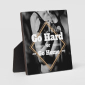 Plaque Photo Travail F#cking Harder - Motivation de l'entraînem (Recto)