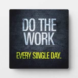 Plaque Photo Travail F#cking Harder - Motivation de l'entraînem