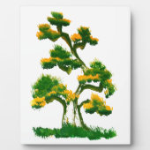 Plaque Photo Tree Painting by Elephant (Devant)