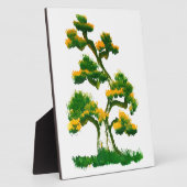 Plaque Photo Tree Painting by Elephant (Côté)