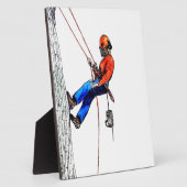 Plaque Photo Tree Surgeon Arborist (Côté)