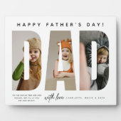 Plaque Photo Trendy DAD Custom Photo Collage (Devant)