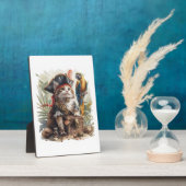 Plaque Photo Trésor de Chat Pirate (Côté)