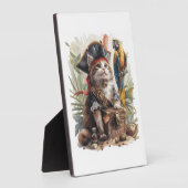 Plaque Photo Trésor de Chat Pirate (Côté)
