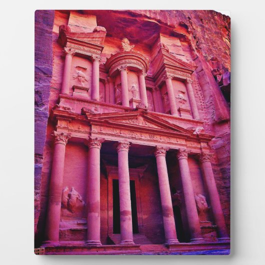 Plaque Photo Trésor de Petra (Devant)