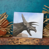 Plaque Photo Tricératops Dinosaur (Côté)