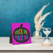 Plaque Photo Trick Me Traite, Halloween Multi-Couleur (Insitu)