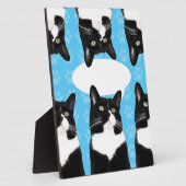 Plaque Photo Triple Cute Kitty Make Statement Fun Photo (Côté)