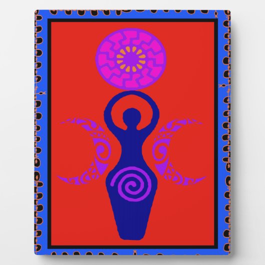 Plaque Photo Triple Déesse (Devant)