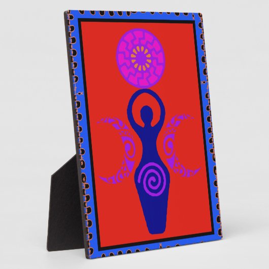 Plaque Photo Triple Déesse (Côté)