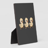 Plaque Photo Trois colliers marchant dans une rangée - mignon (Côté)