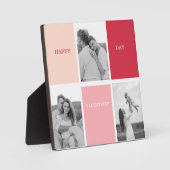 Plaque Photo Trois photos | Bonne Saint Valentin (Recto)