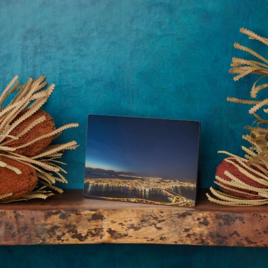 Plaque Photo Tromso Norvège (Côté)