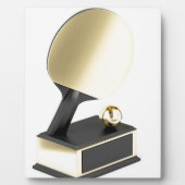 Plaque Photo Trophée de tennis de table (Devant)