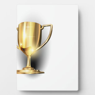 Plaque Photo Trophée d'or