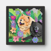 Plaque Photo TROPIC TANGO CHOUX noir rouge (Devant)