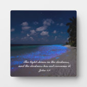 Plaque Photo Tropical Faith Tabletop (Devant)